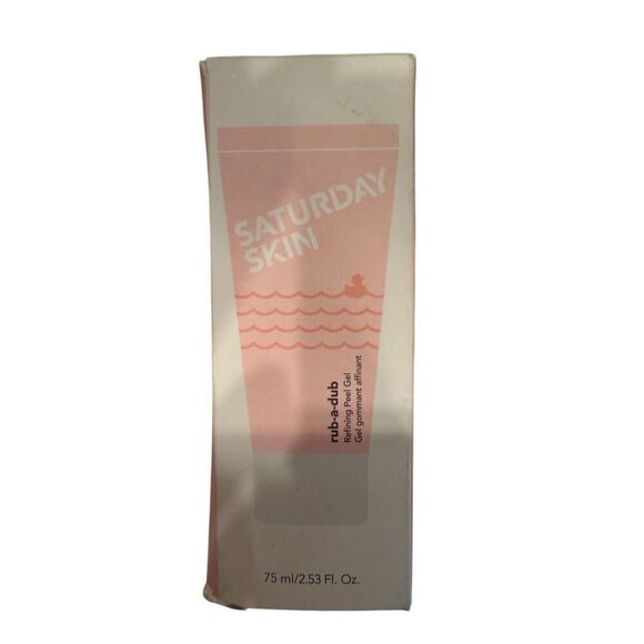 NWT SATURDAY SKIN Rub-A-Dub Refining Peel Gel - Picture 2 of 3